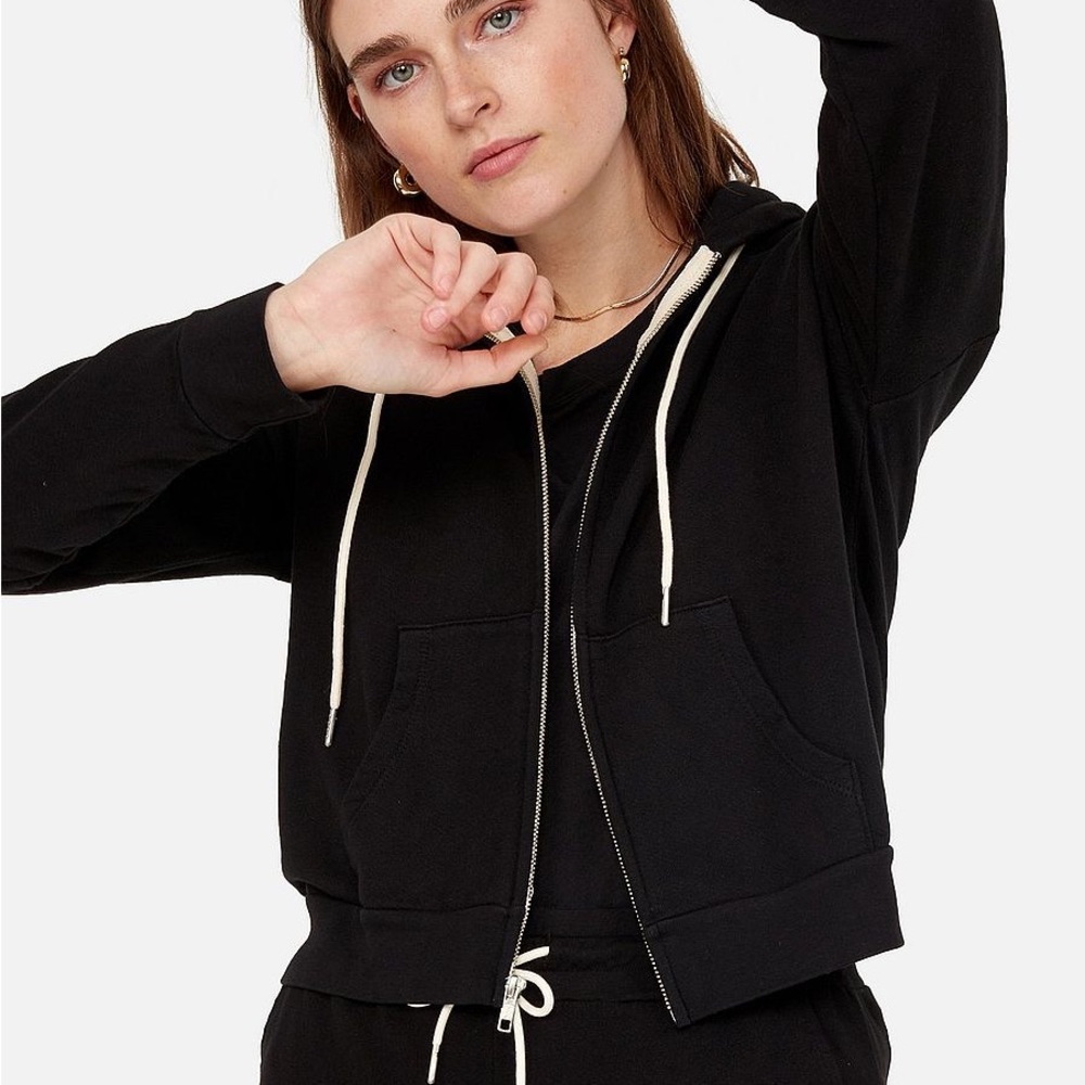 Mate Black Zip Hoodie Jacket